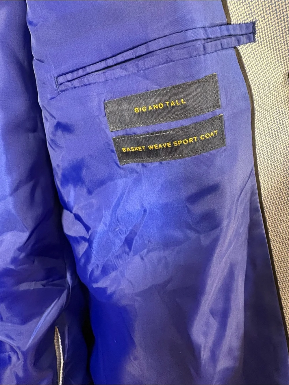 Stafford welt pocket vent